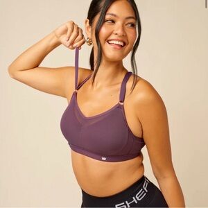 SHEFIT Full Coverage Bra in Dark Raisin